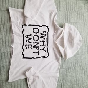 Why Don't We band crop hoodie